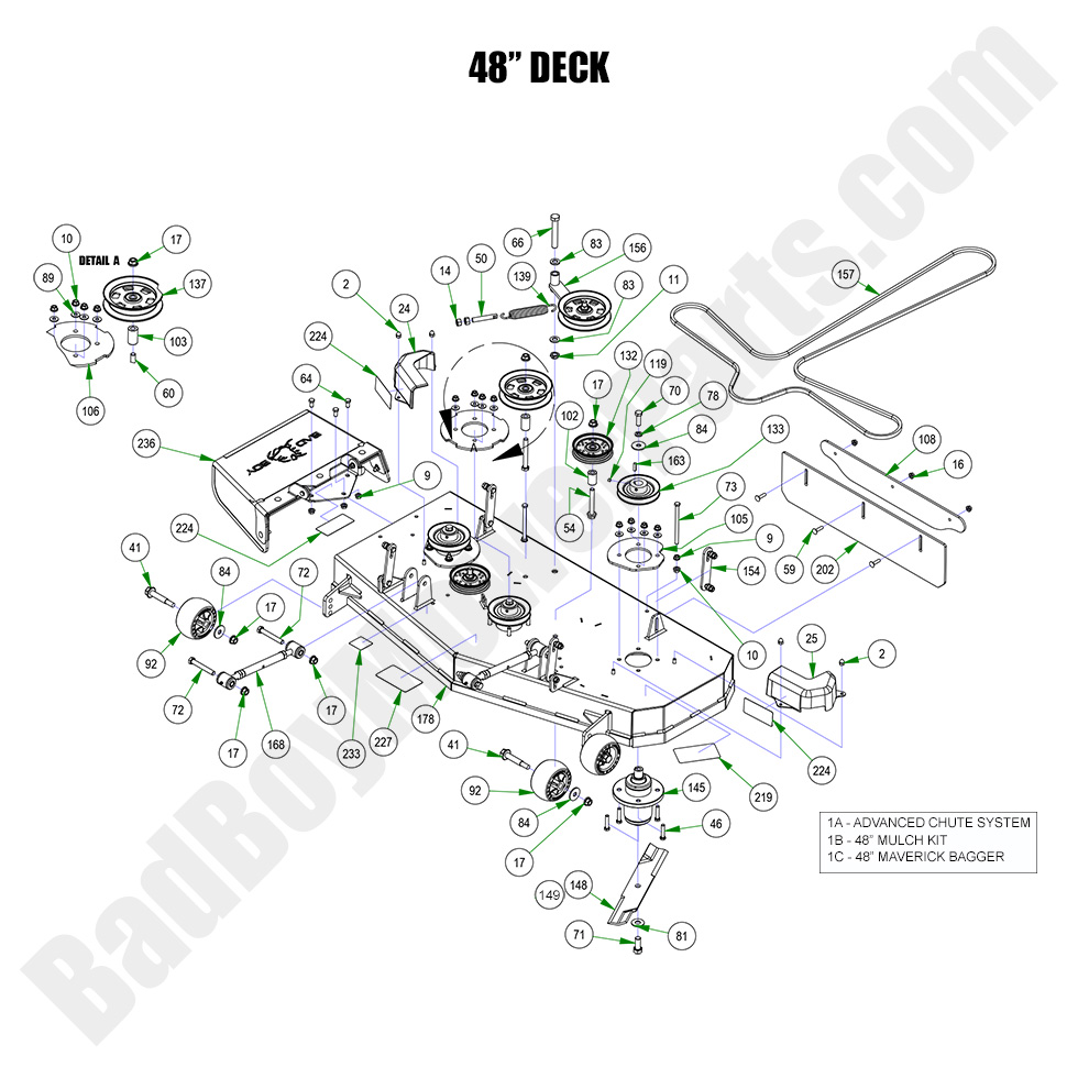 2023 Maverick HD 48" Deck Assembly